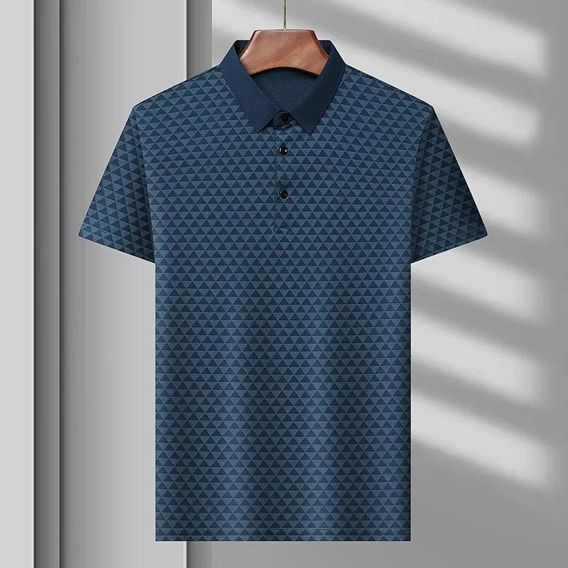 Glacier Grid Polo Shirt - York Miller