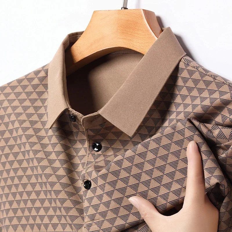 Glacier Grid Polo Shirt - York Miller