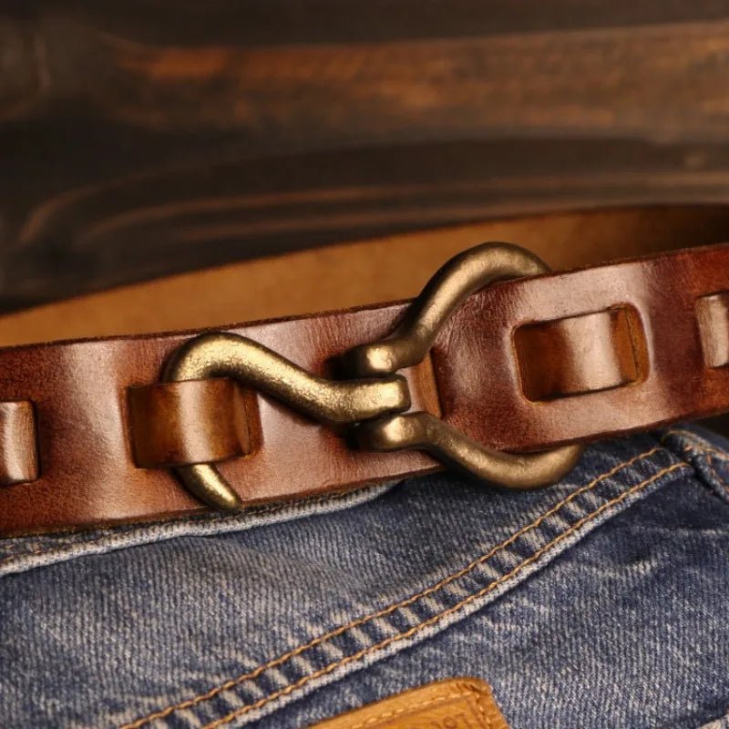 Cowhide Hook Belt - York Miller