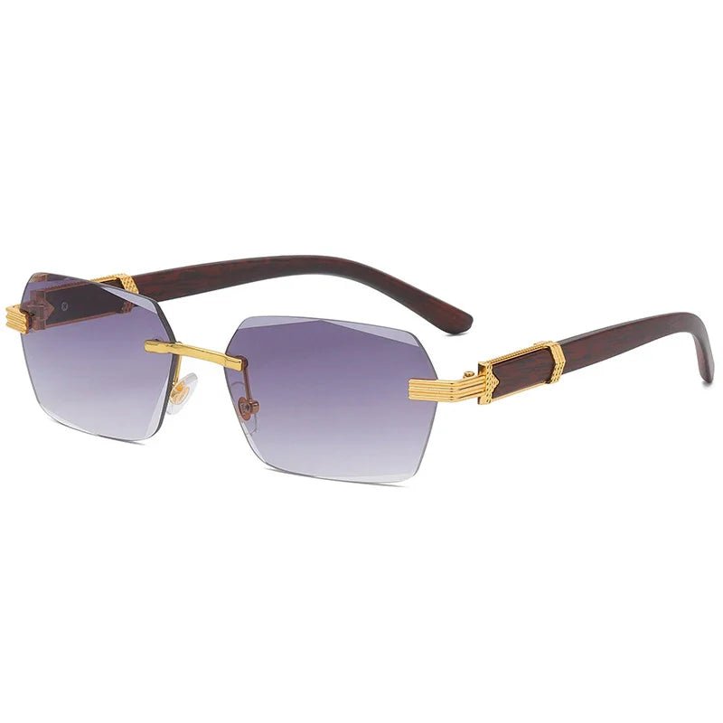 Rimless Square Shades - York Miller