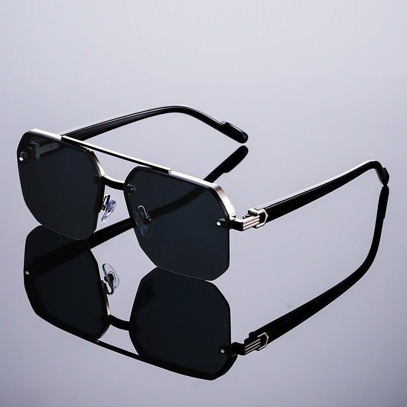 Milano Semi-Rimless Vintage Shades - York Miller