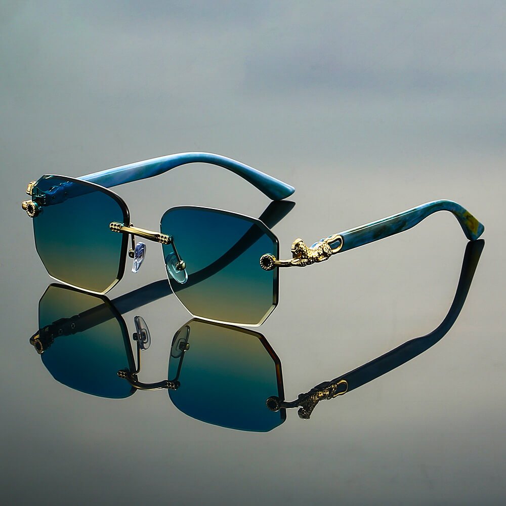 Logan Retro Rimless Shades - York Miller