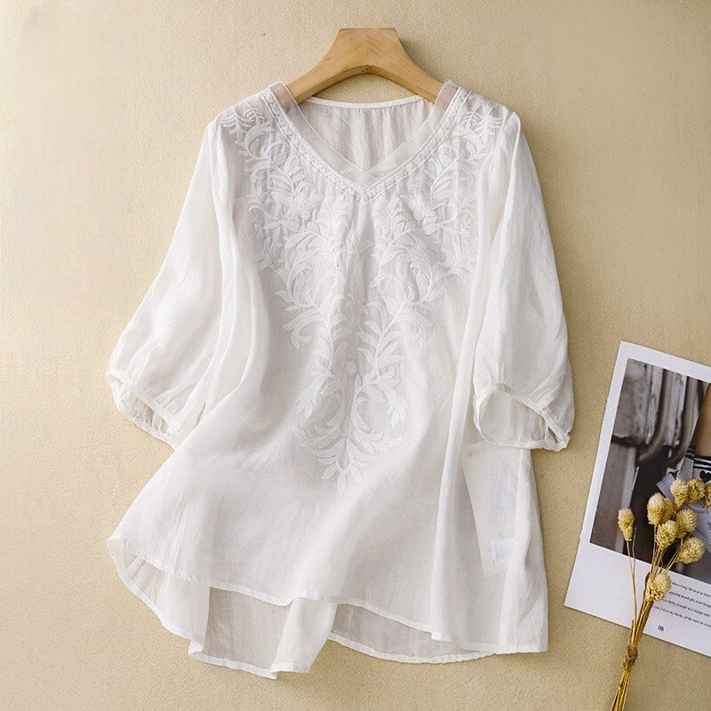 Daisy Cotton-Linen Shirt - York Miller