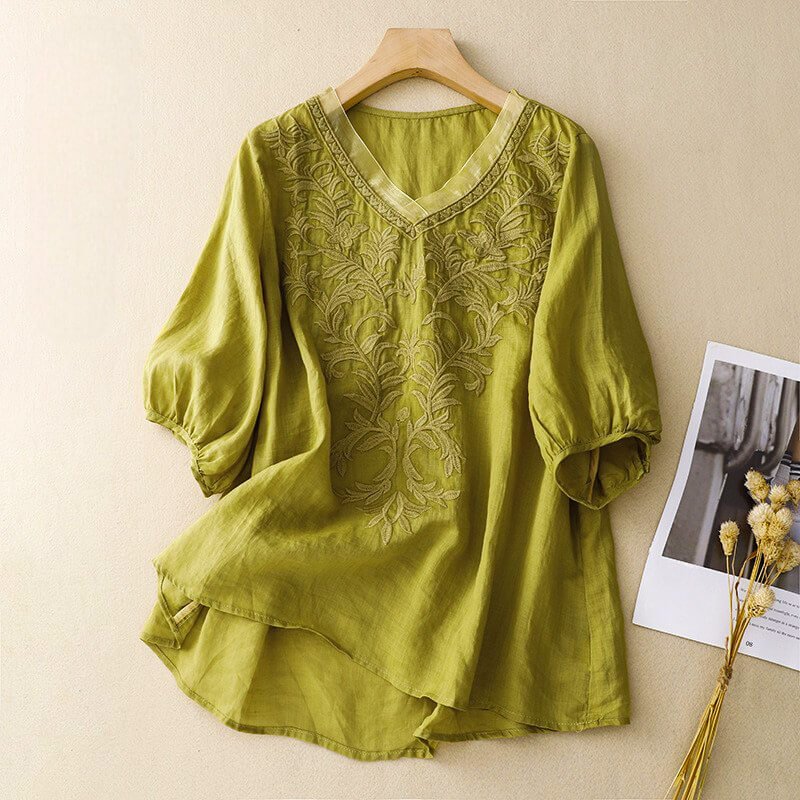 Daisy Cotton-Linen Shirt - York Miller