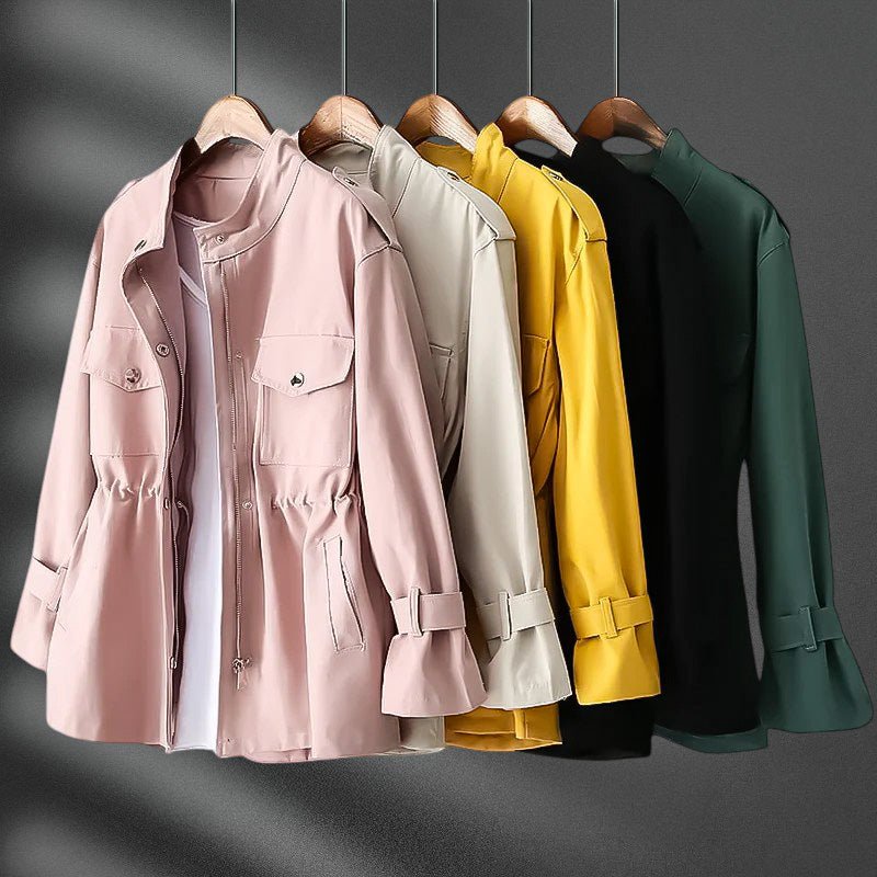 Hannah Waist Slimming Windbreaker - York Miller