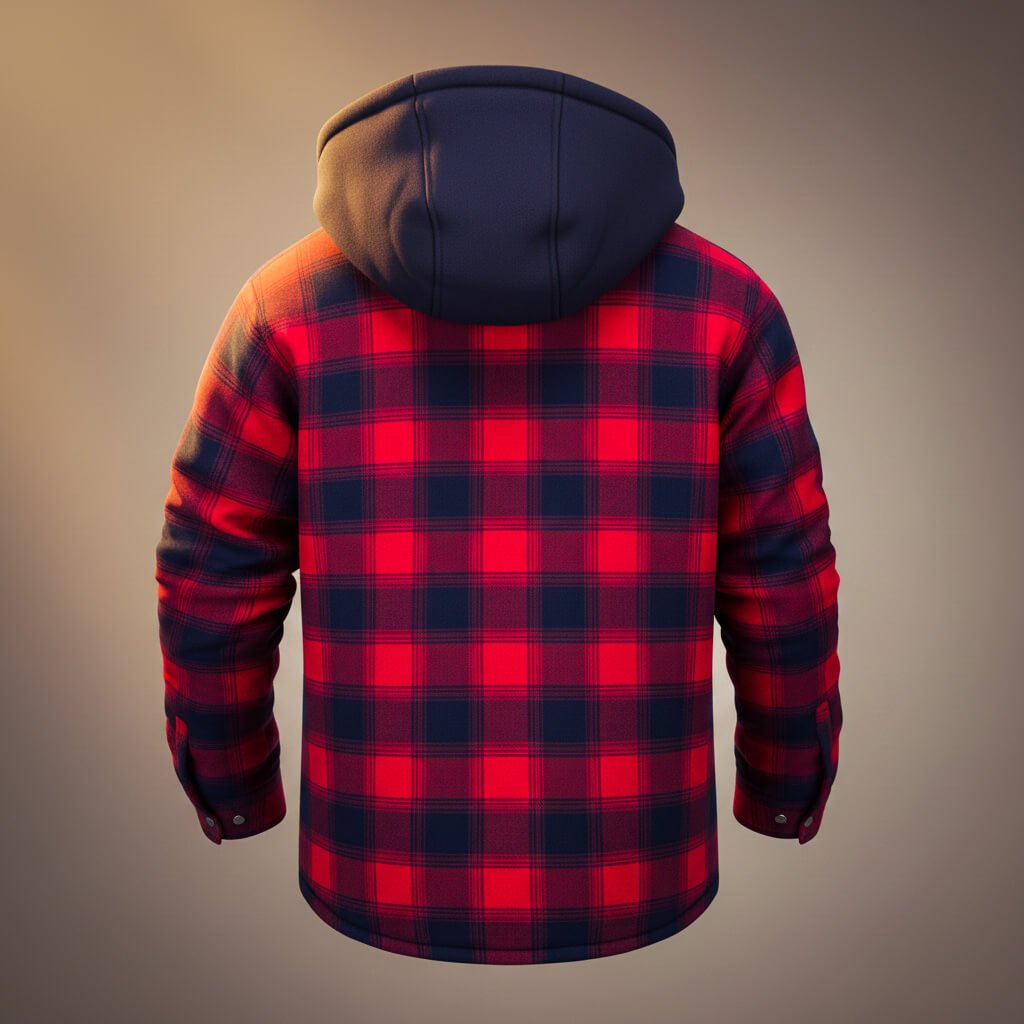 Sawyer Hooded Plaid Jacket - York Miller