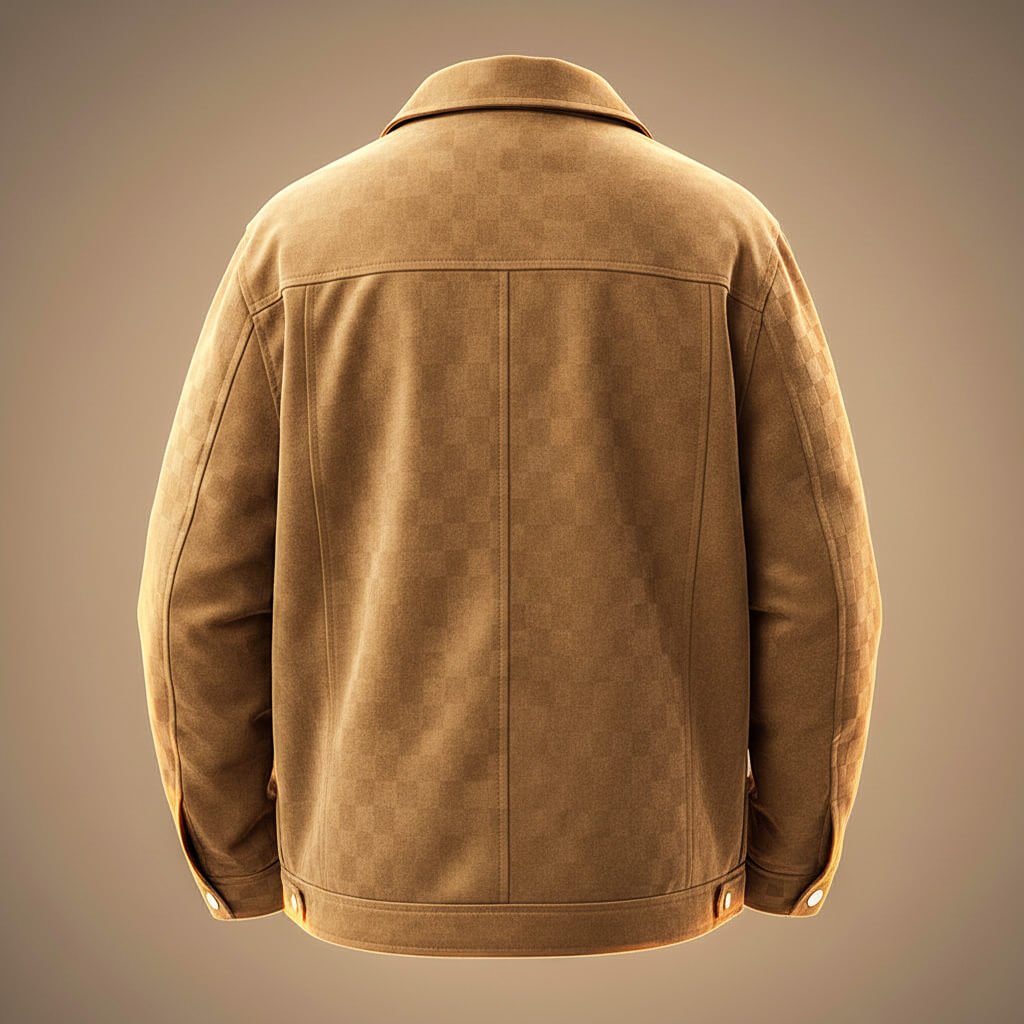 Tucker Checkered Suede Jacket - York Miller