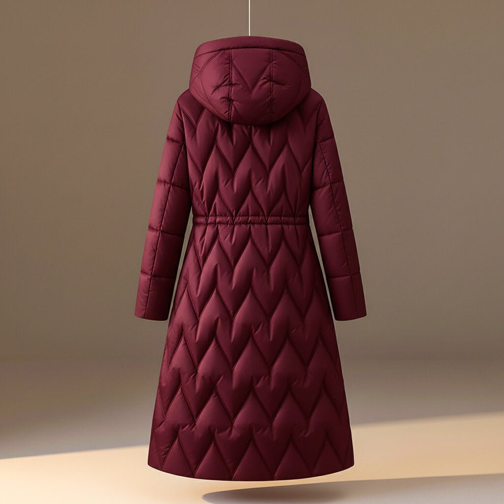 Chloe Quilted Hooded Coat - York Miller