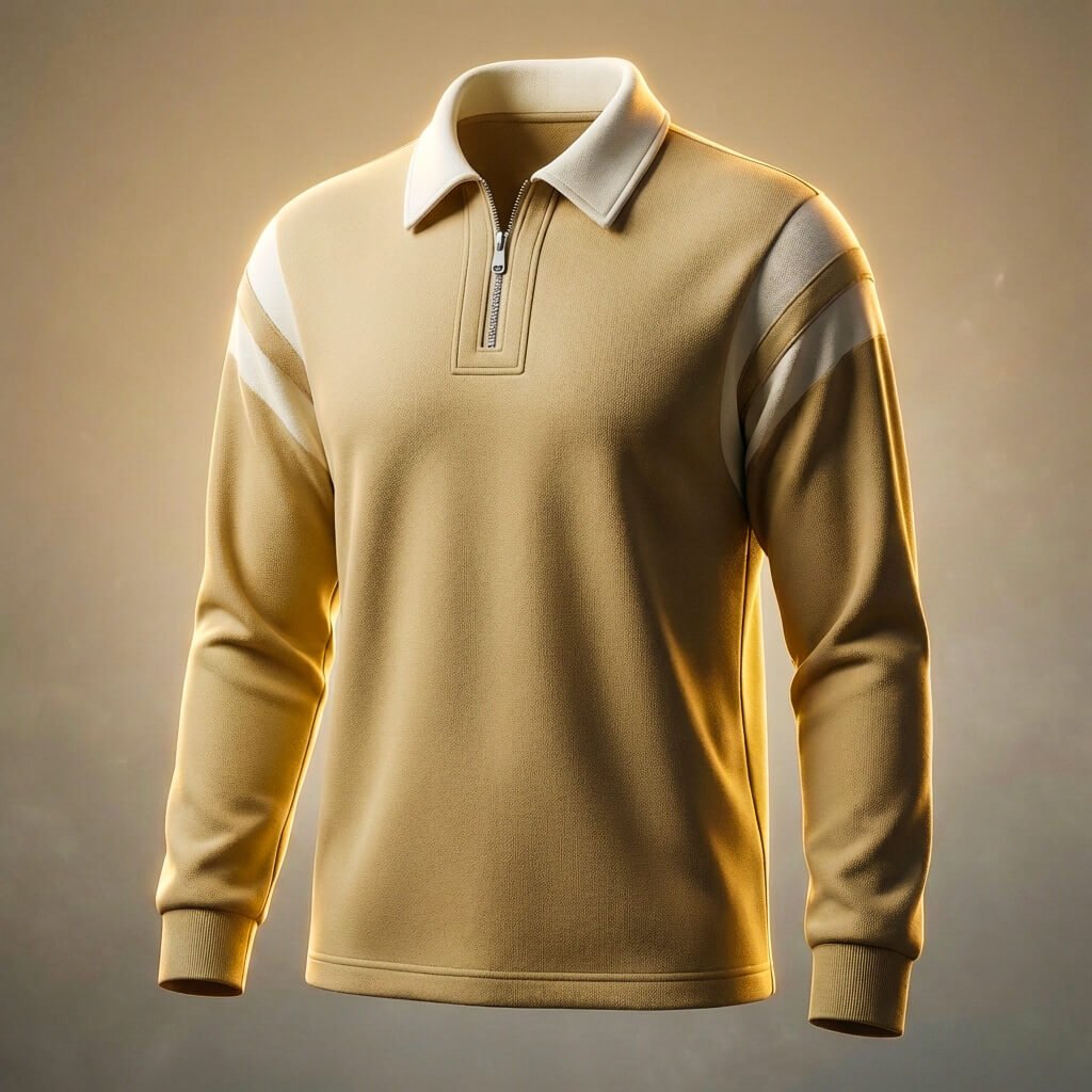 Brett Prestige Long Sleeve Polo - York Miller