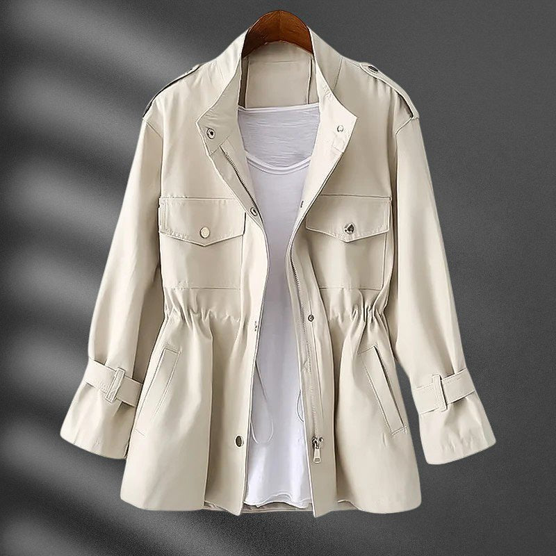 Hannah Waist Slimming Windbreaker - York Miller