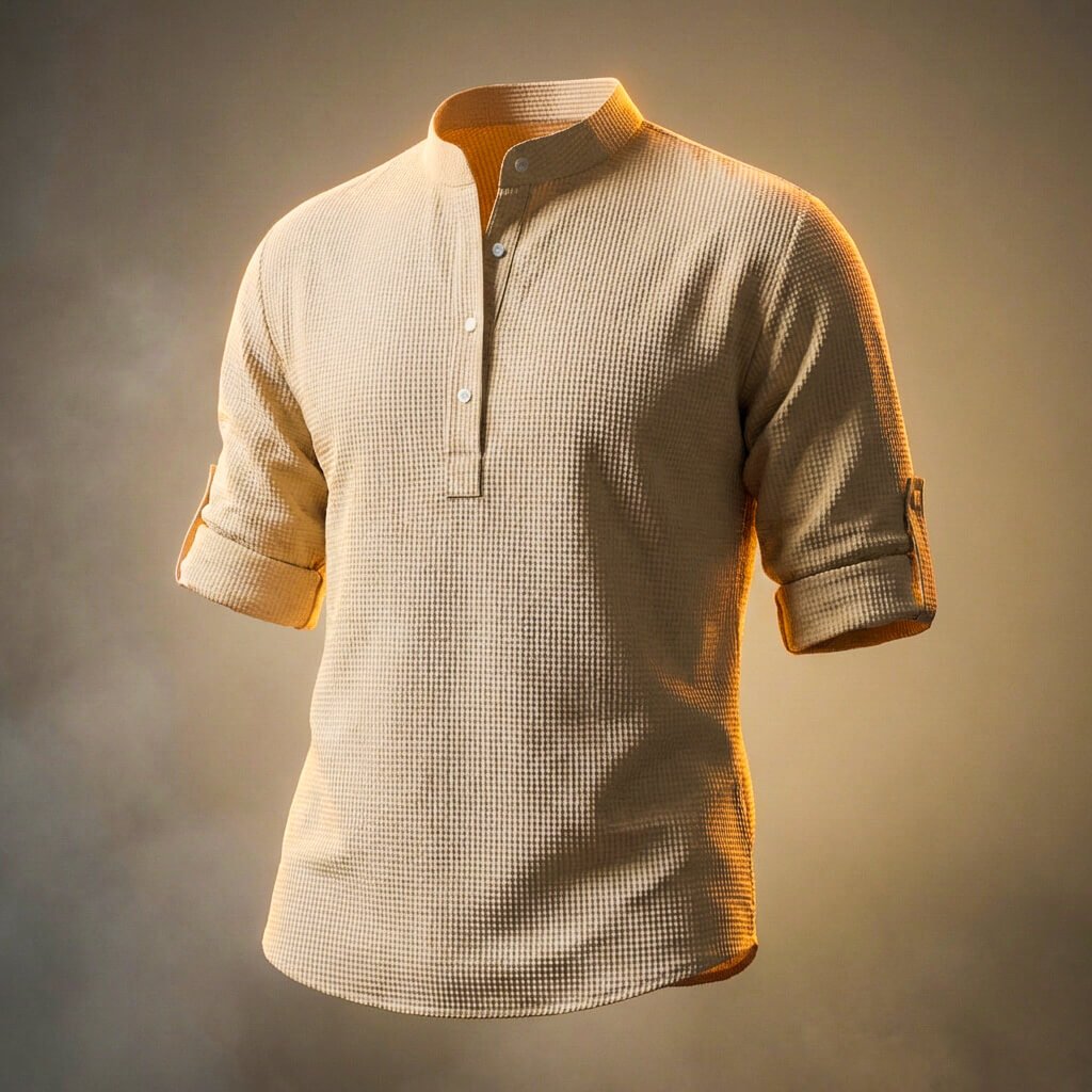 Luke Waffle Long Sleeve T-Shirt - York Miller