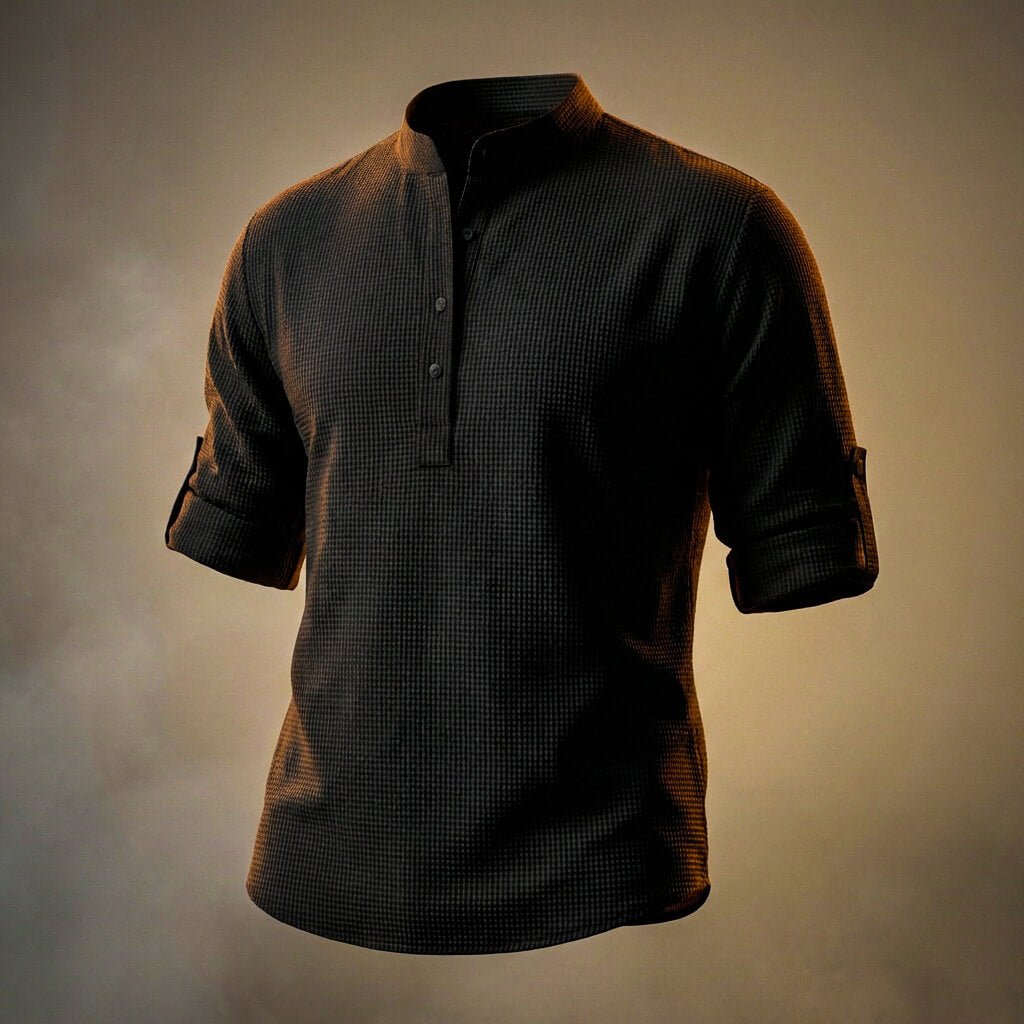 Luke Waffle Long Sleeve T-Shirt - York Miller