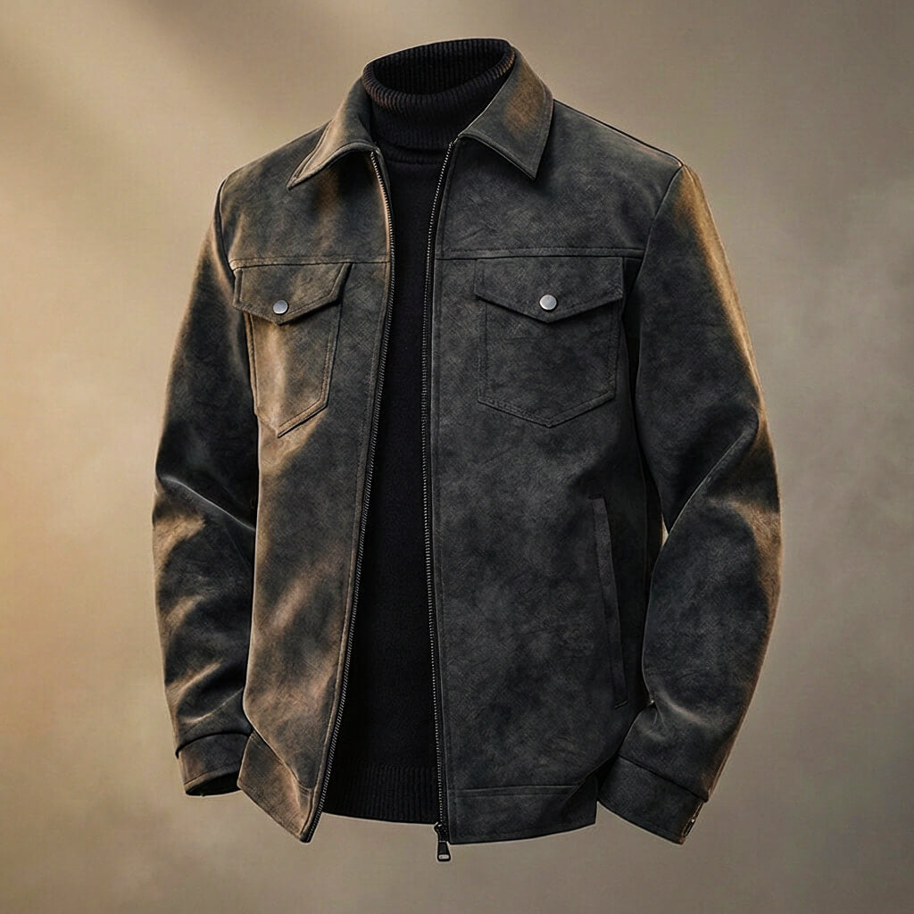 Rowan Retro Leather Jacket