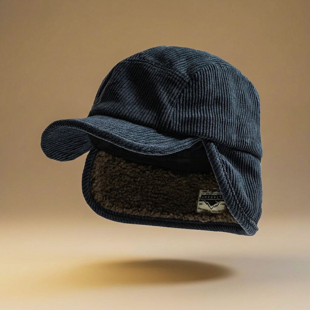 Casey Corduroy Earflap Cap - York Miller
