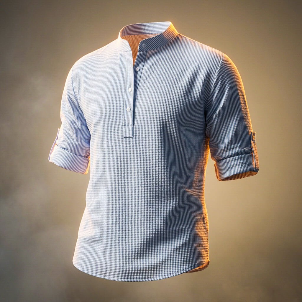 Luke Waffle Long Sleeve T-Shirt - York Miller