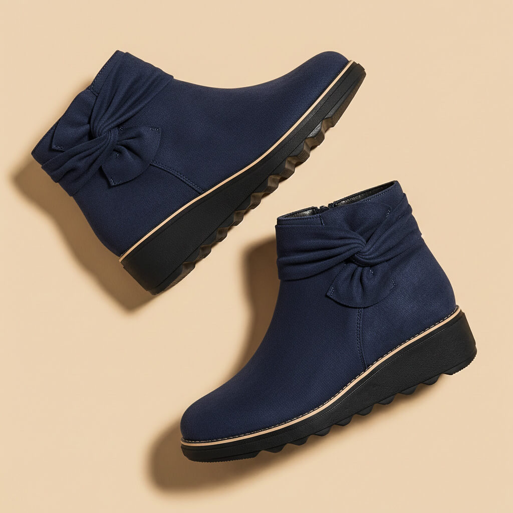 Penelope Suede Bow Boots