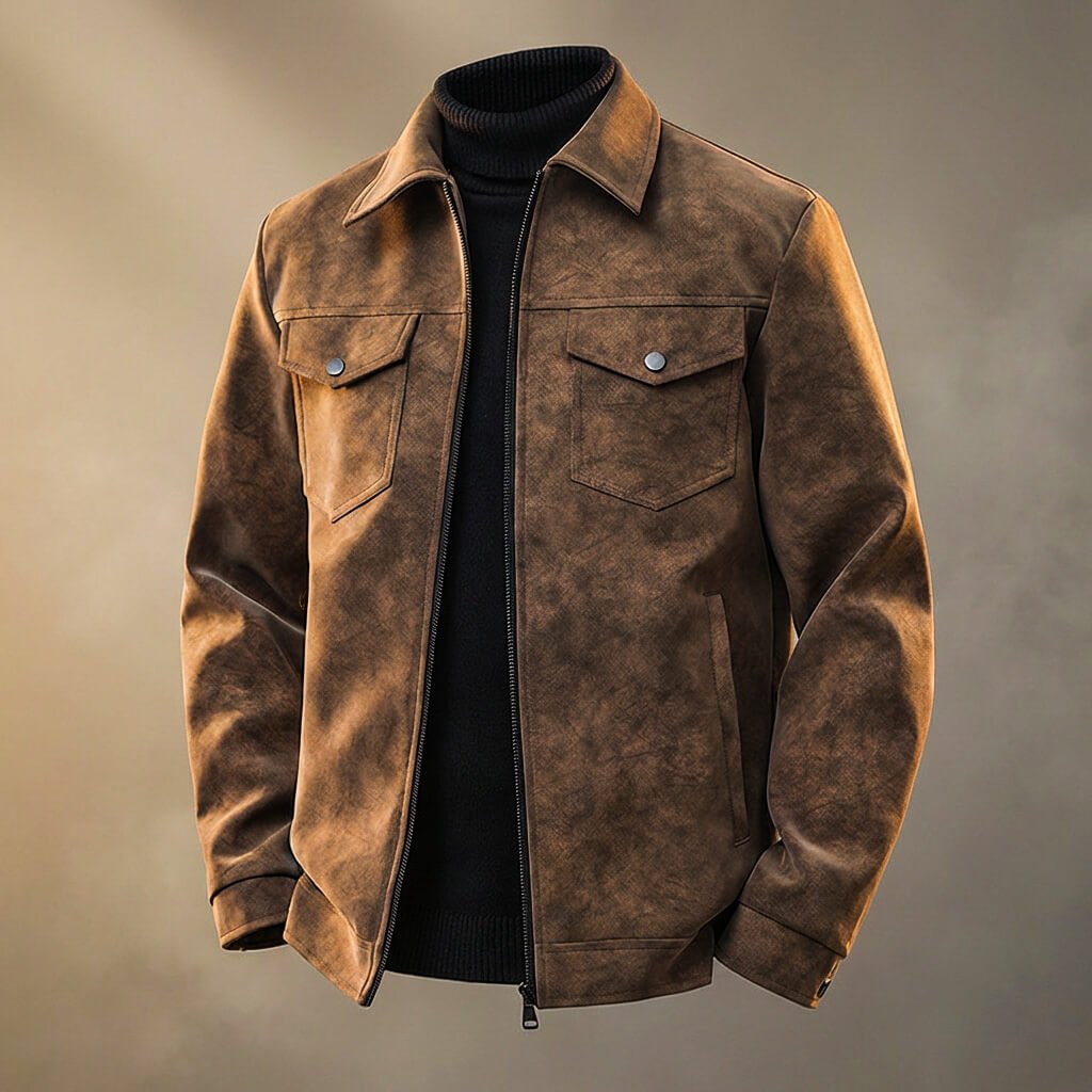 Rowan Retro Leather Jacket - York Miller