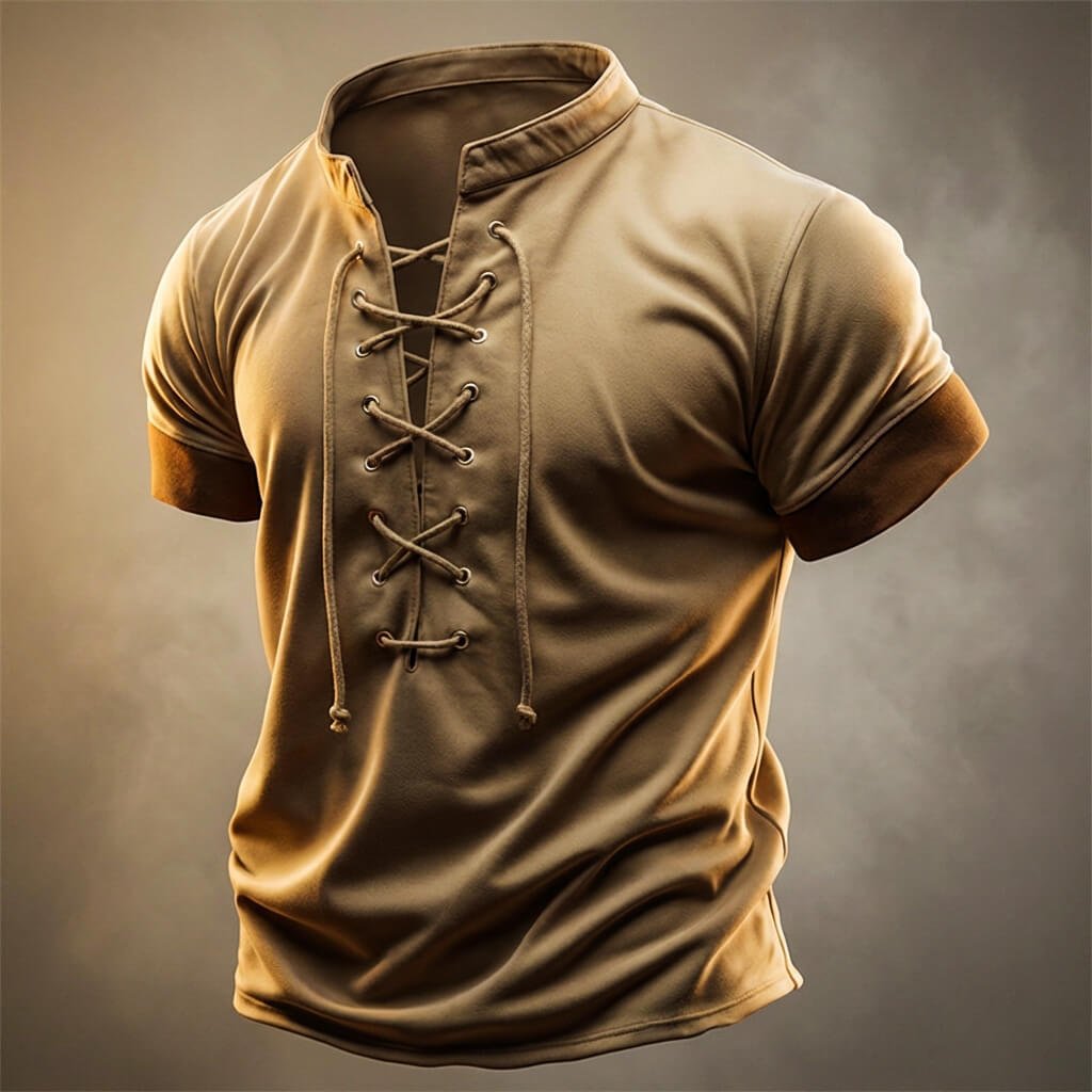Troy Prestige Lace-Up Shirt - York Miller