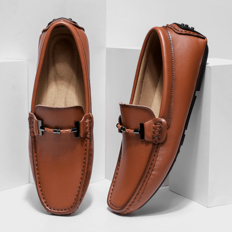 Milano Leather Loafers - York Miller