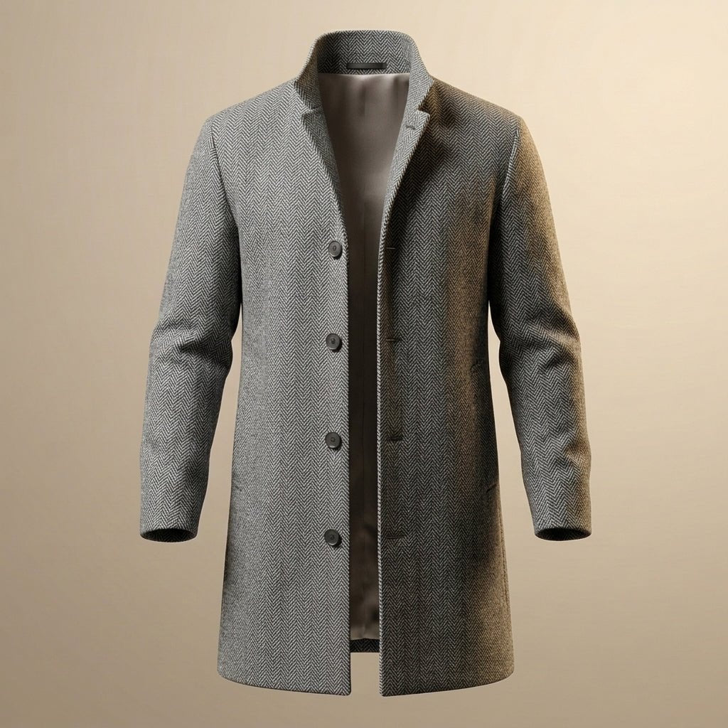 Landon Virgin Wool Coat - York Miller