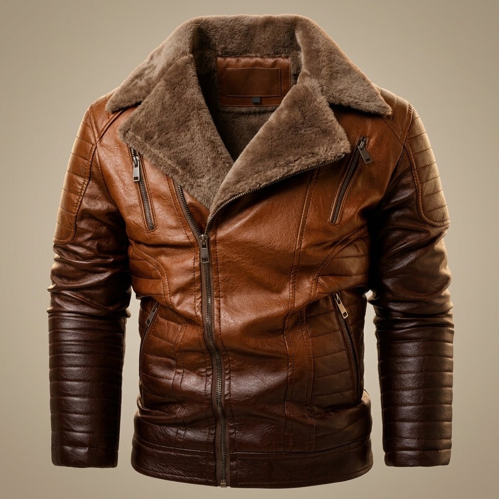 Niccolo Fur Leather Jacket - York Miller