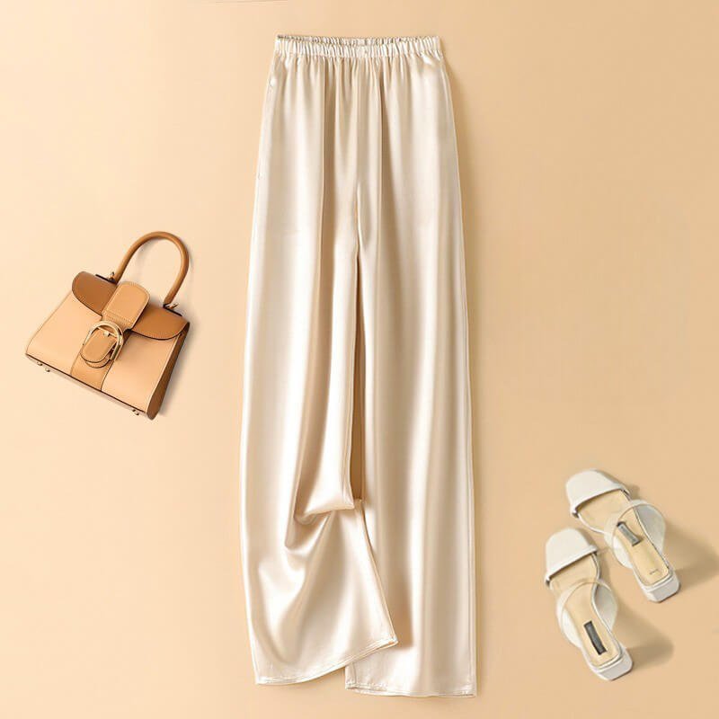 Luna Serena Satin Pants - York Miller