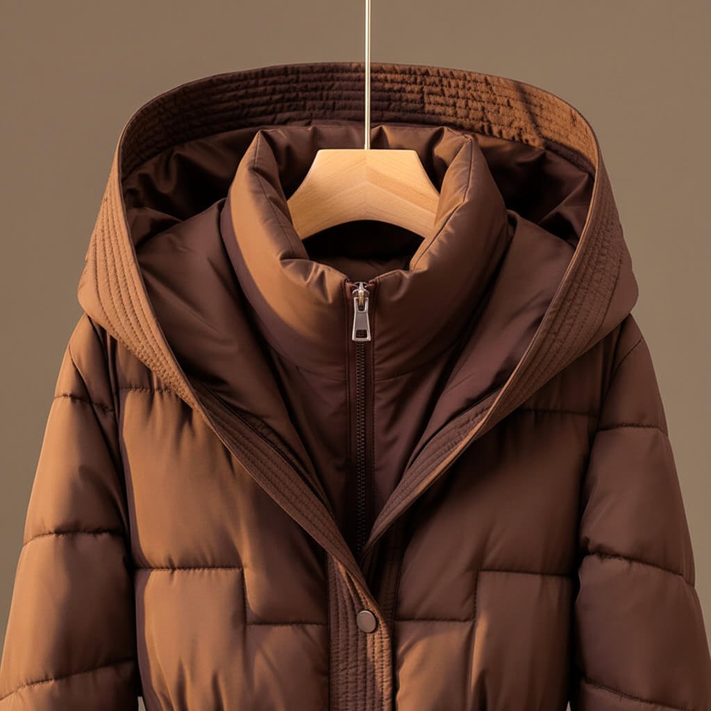Anastasia Quilted Hooded Coat - York Miller