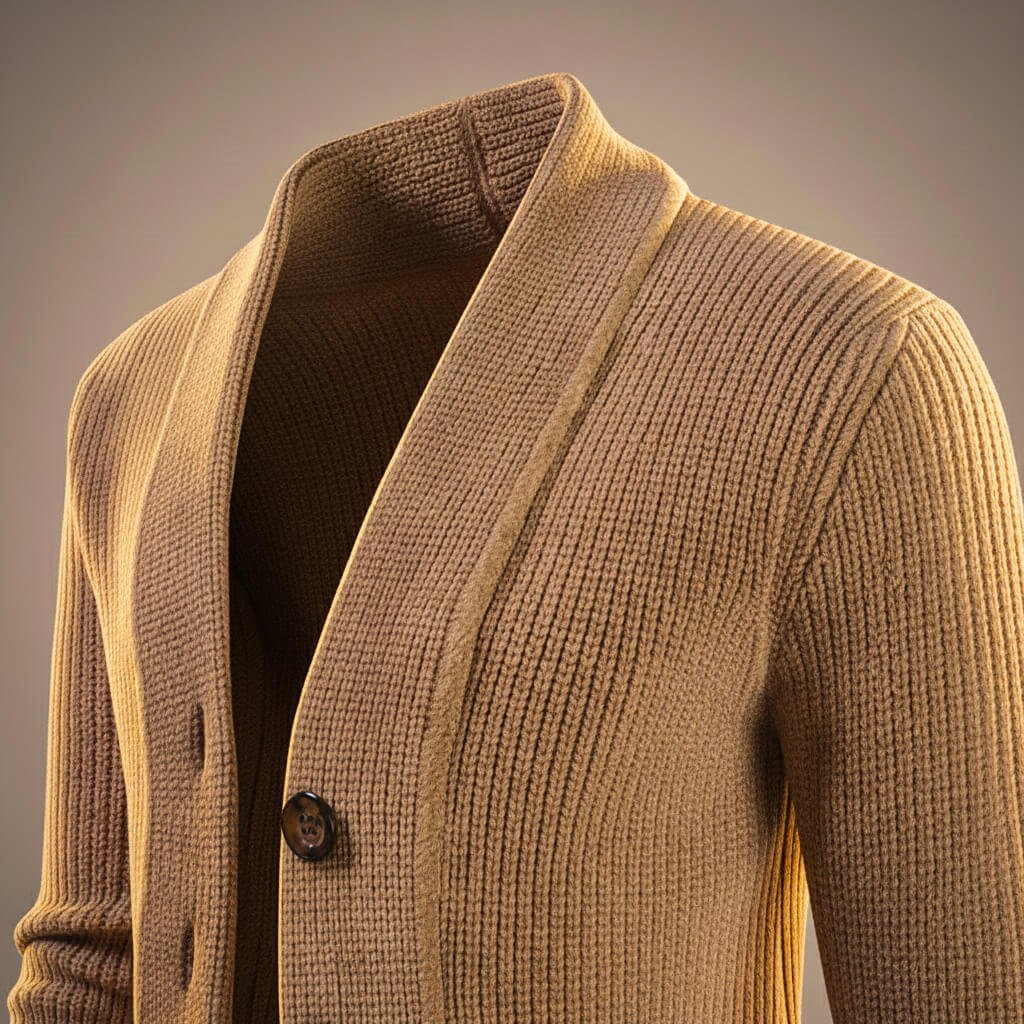 Andrew Virgin Wool Knit Cardigan - York Miller