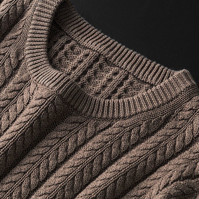 Matteo Legacy Knit Wool Sweater - York Miller