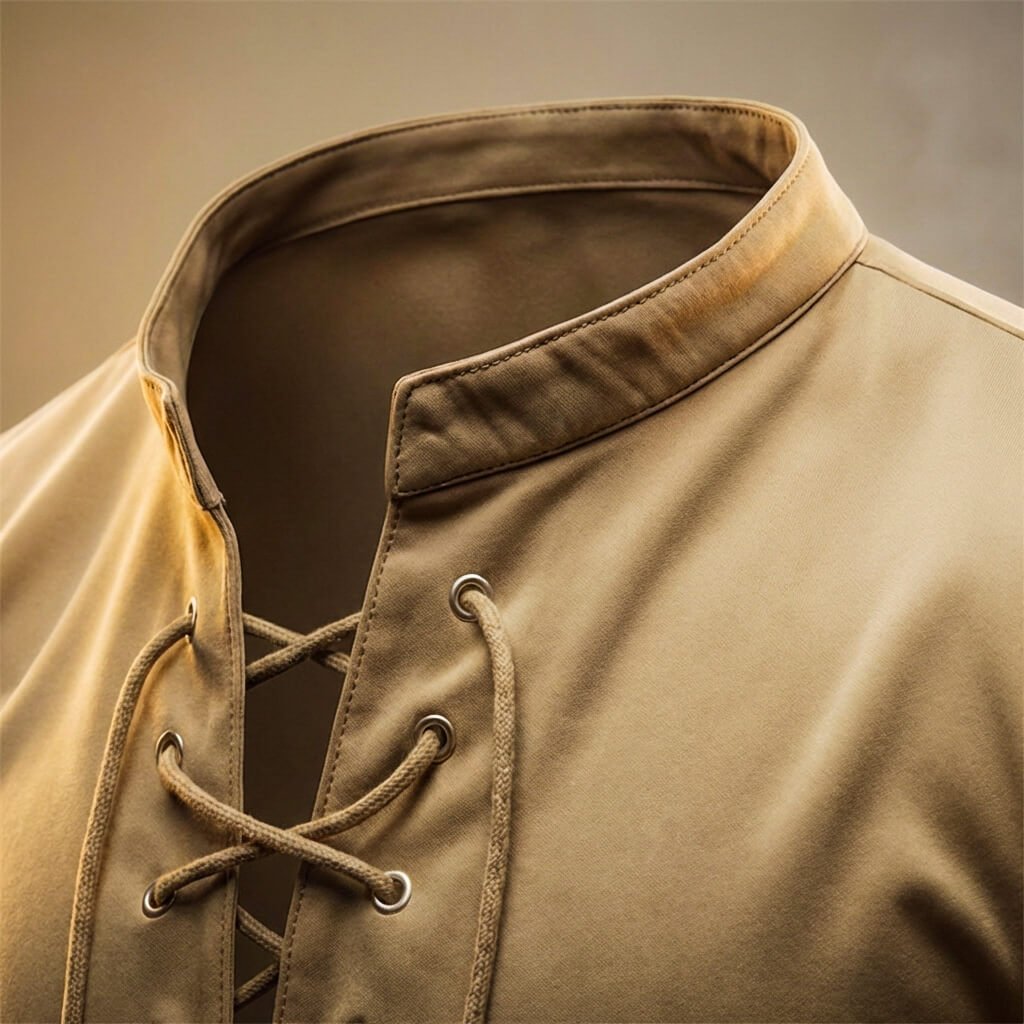 Troy Prestige Lace-Up Shirt - York Miller