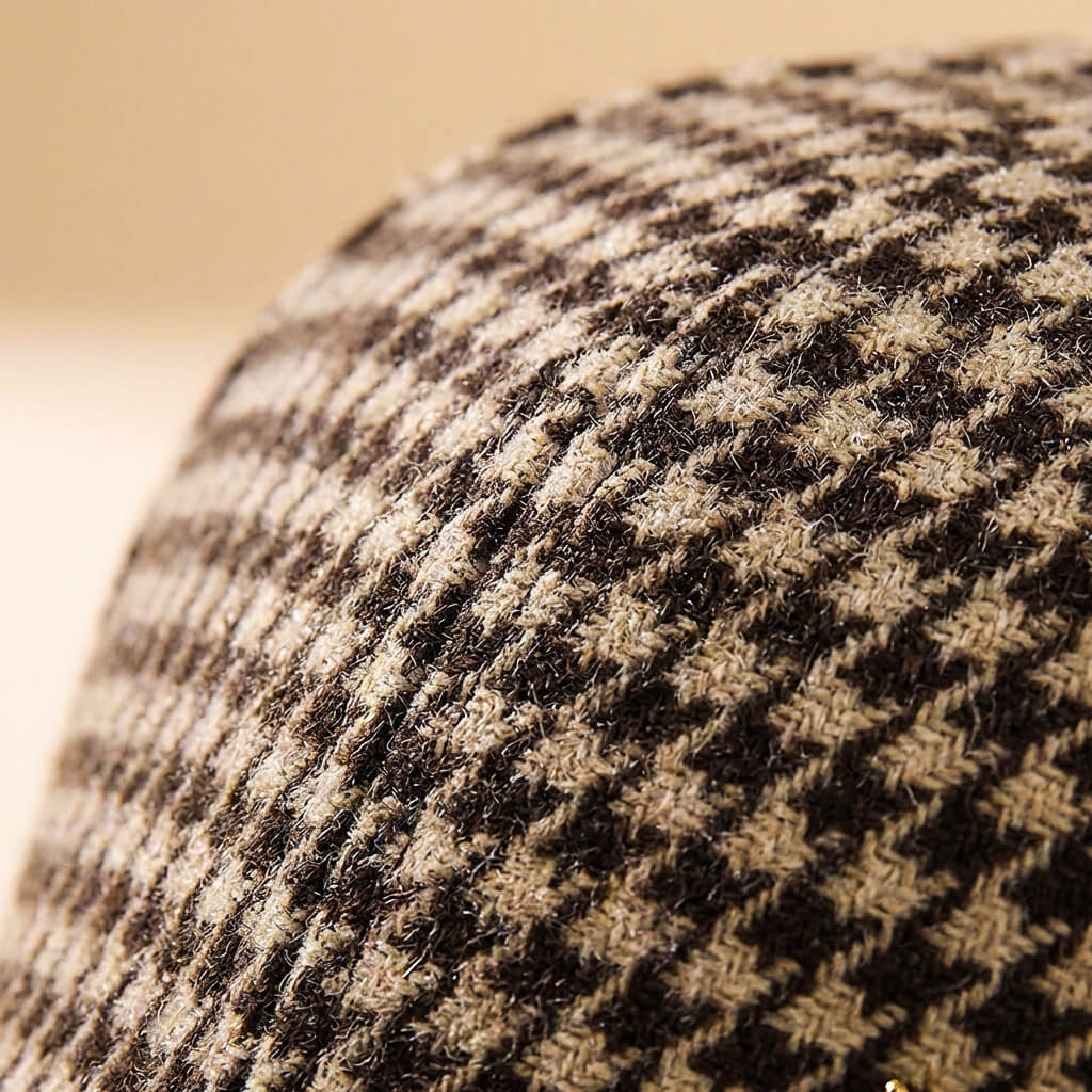 Miller Wool Houndstooth Cap