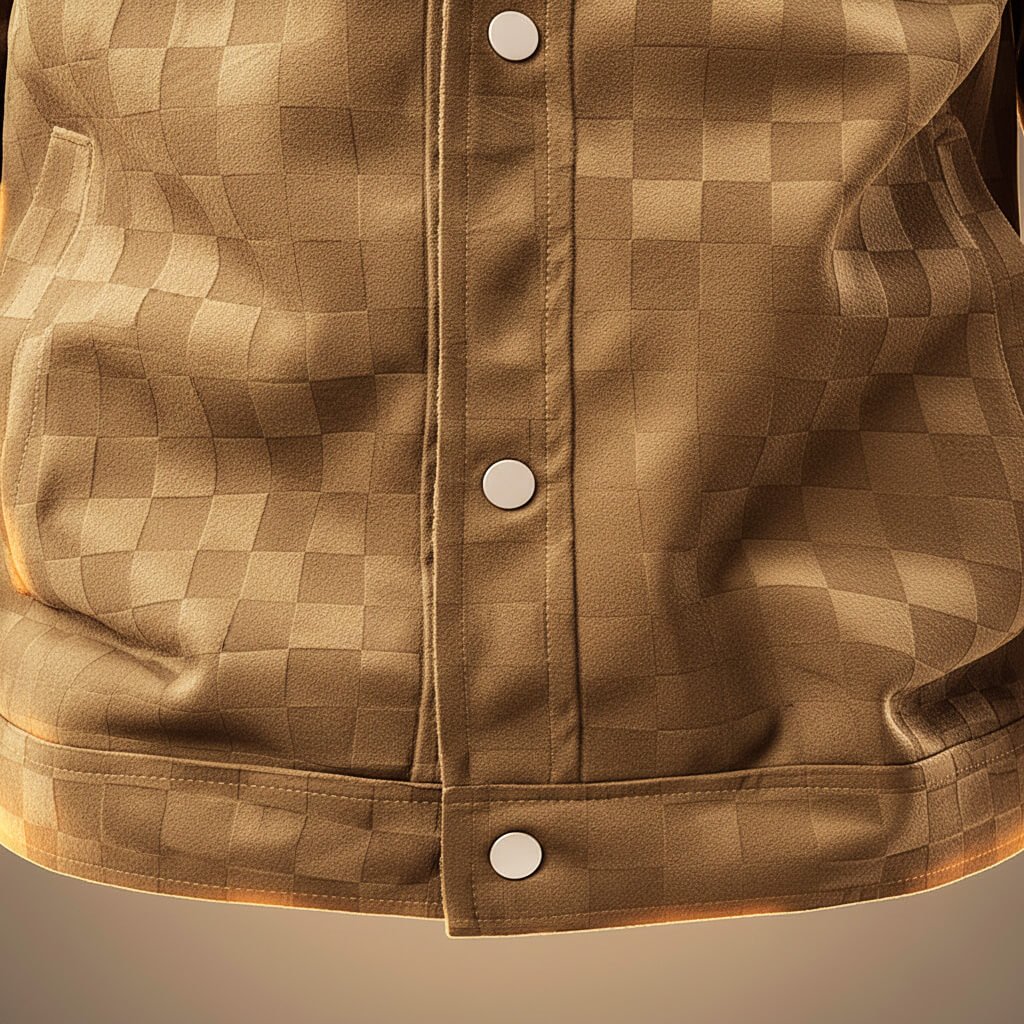Tucker Checkered Suede Jacket - York Miller