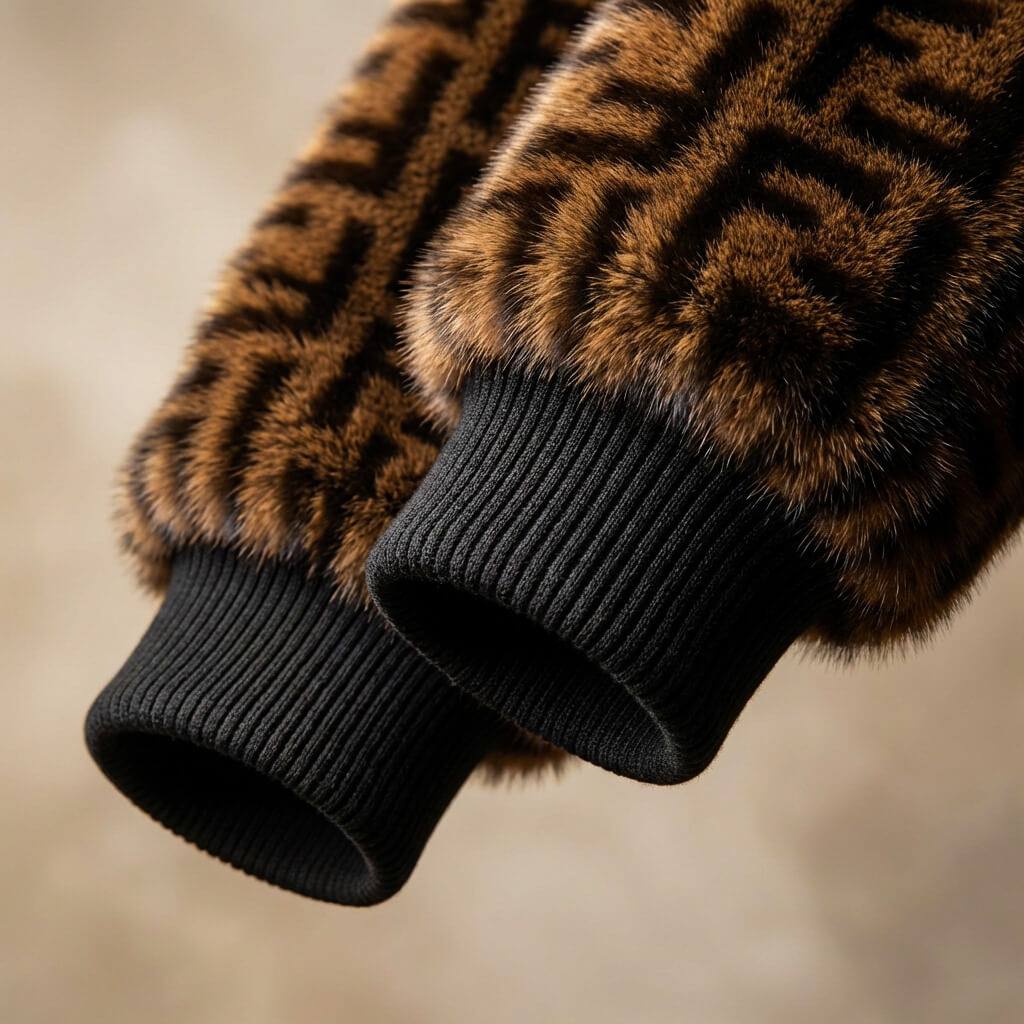 Sterling Prestige Hooded Fur Jacket