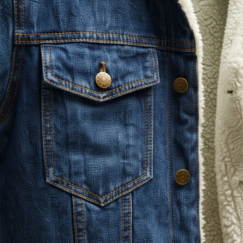 Jason Denim Shearling Jacket - York Miller