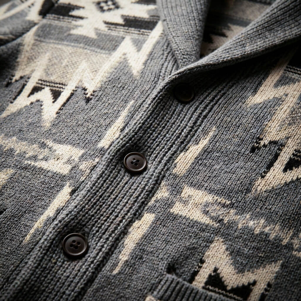 Rhodes Knit Wool Cardigan