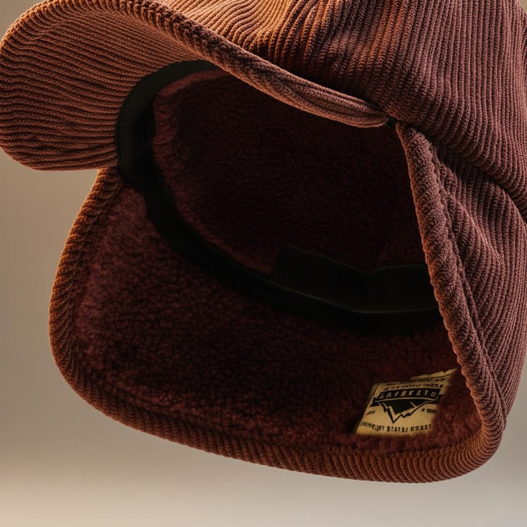 Casey Corduroy Earflap Cap - York Miller