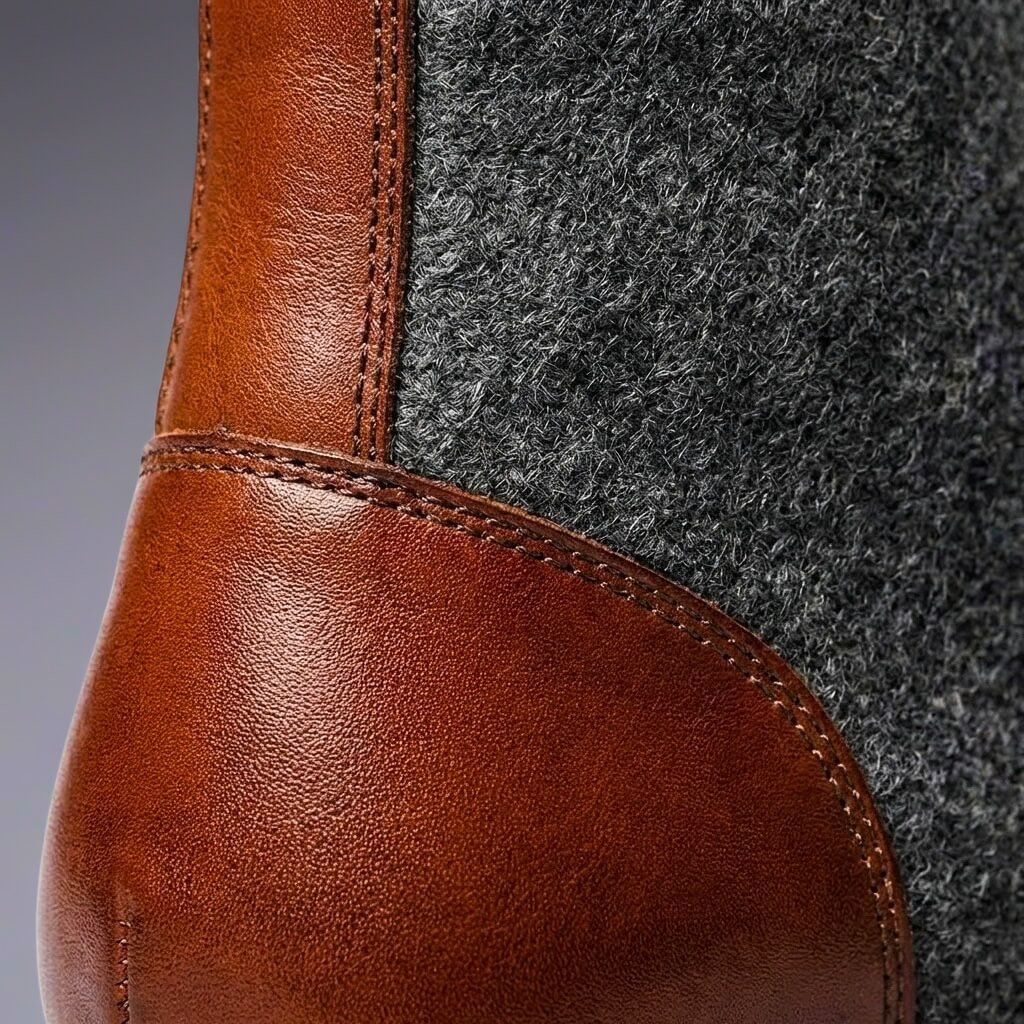 Fletcher Prestige Leather Wool Boots - York Miller