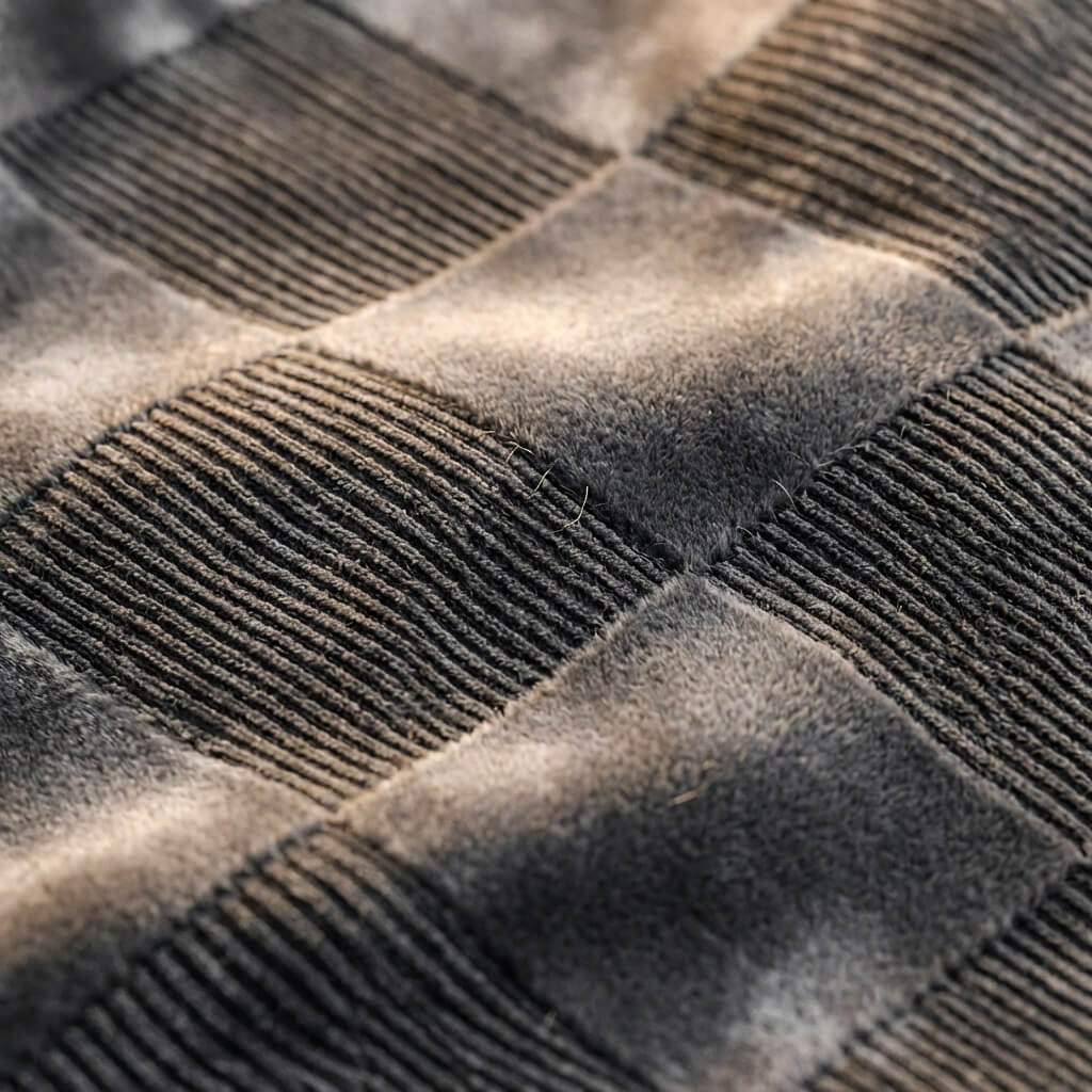 Matt Checkered Corduroy Sweatpants