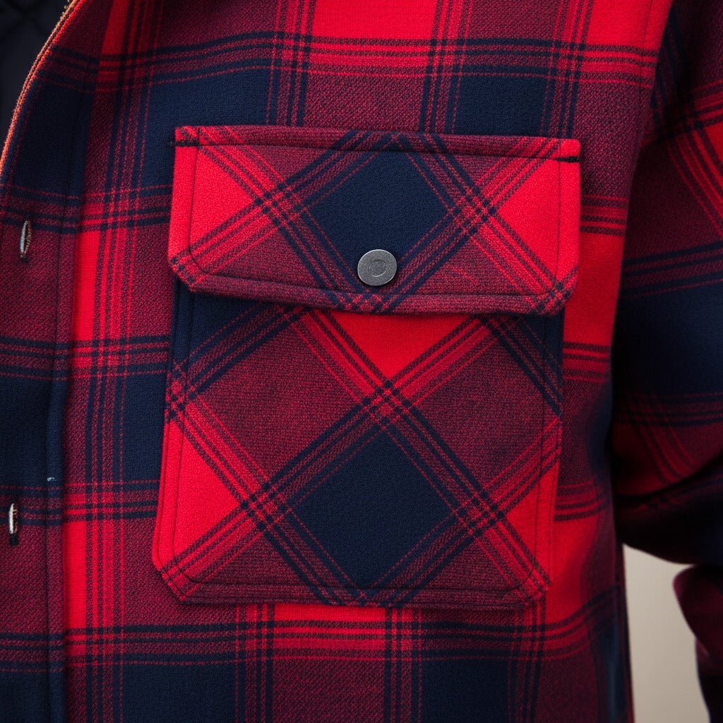 Sawyer Hooded Plaid Jacket - York Miller