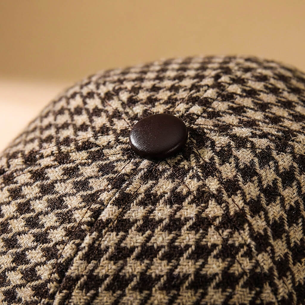 Miller Wool Houndstooth Cap