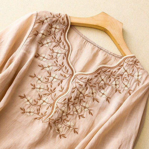 Iris Cotton-Linen Shirt - York Miller