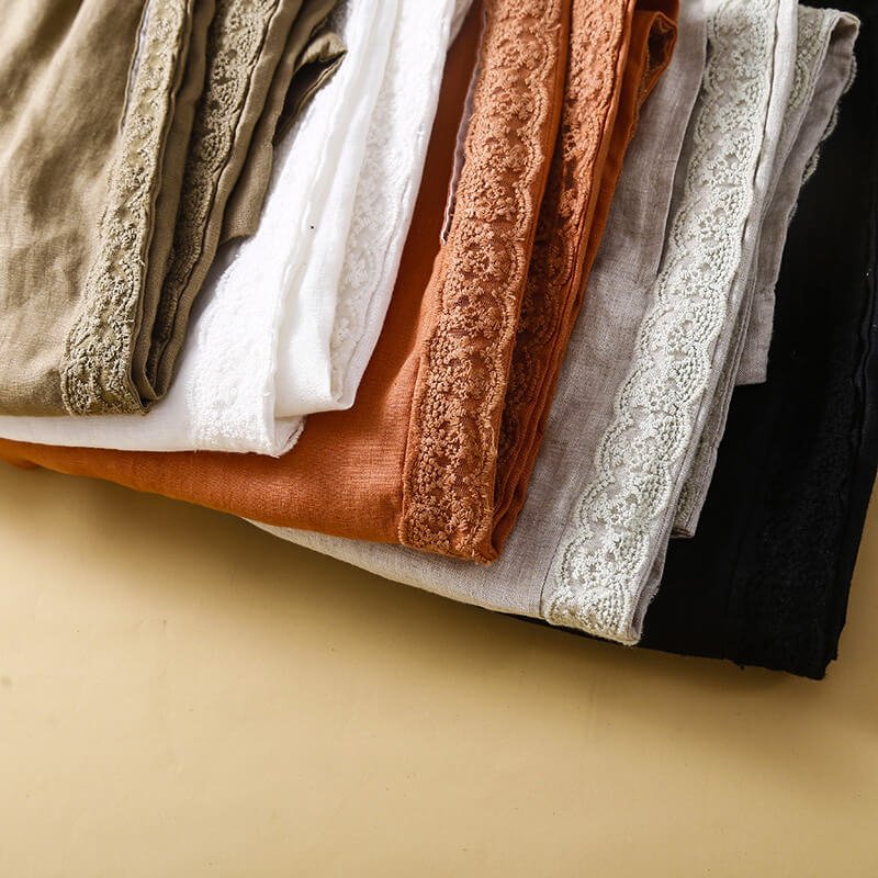 Laura Cotton-Linen Pants - York Miller