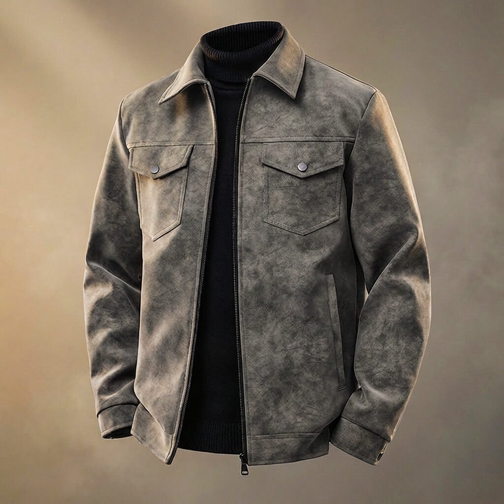 Rowan Retro Leather Jacket - York Miller