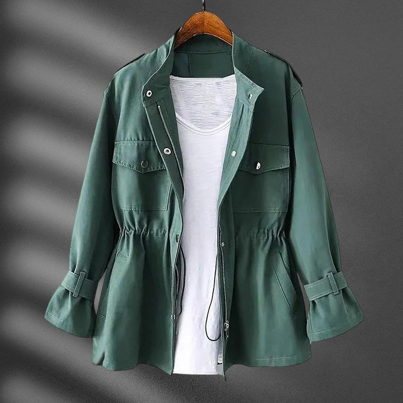 Hannah Waist Slimming Windbreaker - York Miller