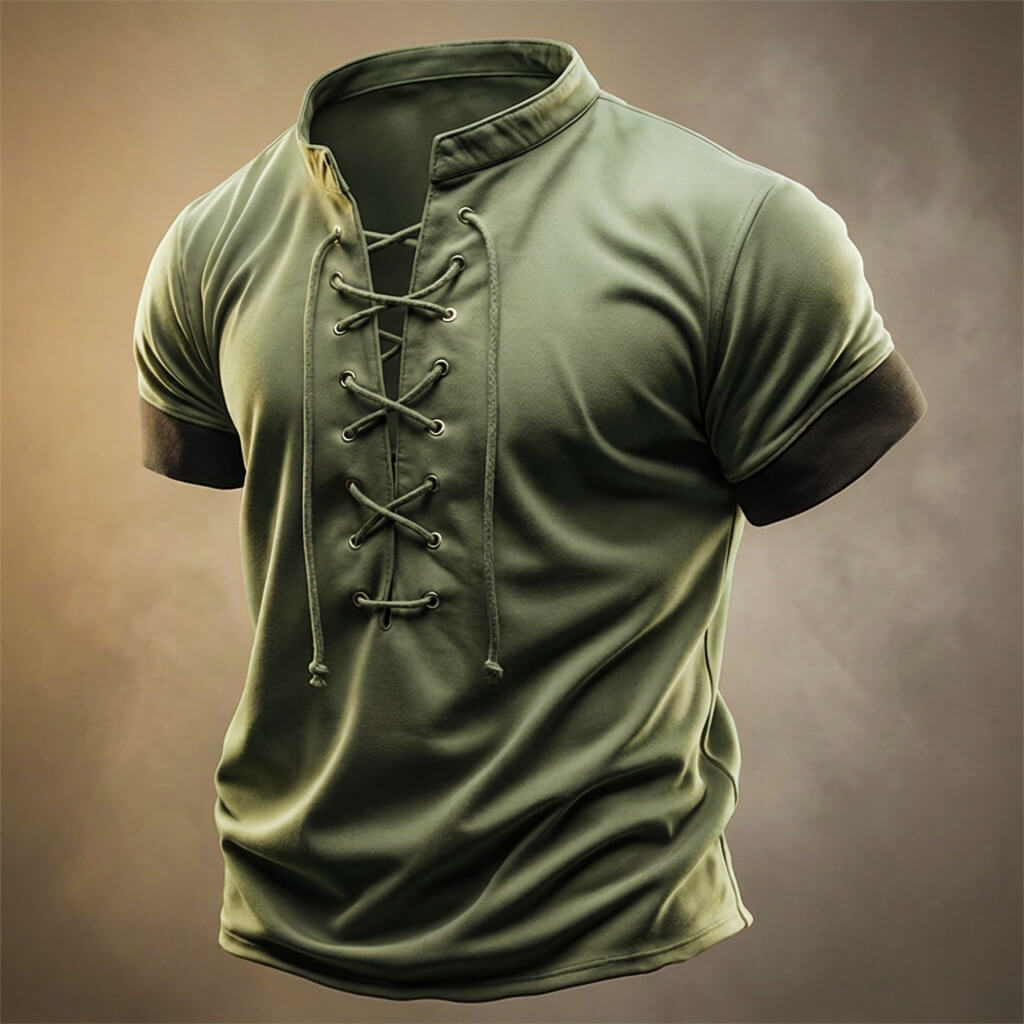 Troy Prestige Lace-Up Shirt
