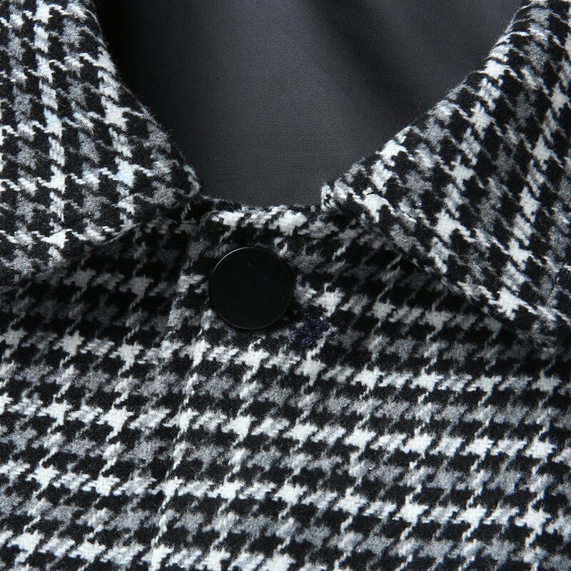 Malcolm Houndstooth Wool Jacket - York Miller