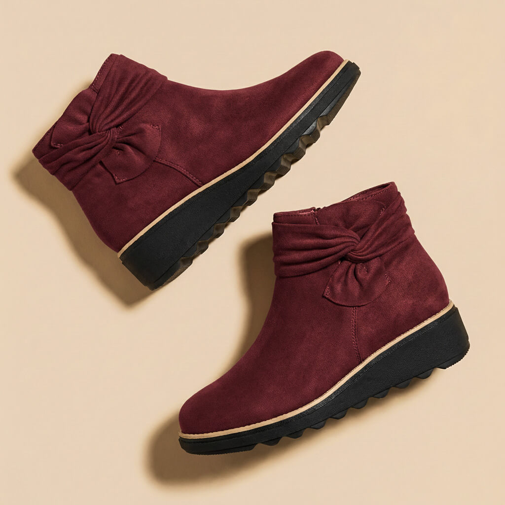 Penelope Suede Bow Boots