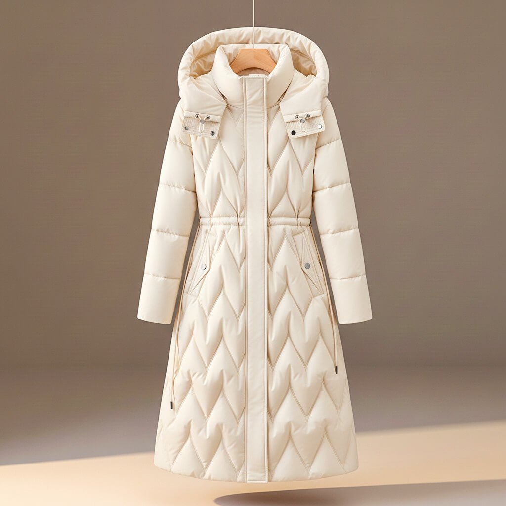 Chloe Quilted Hooded Coat - York Miller