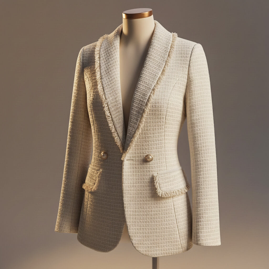 Avery Couture Boucle Blazer
