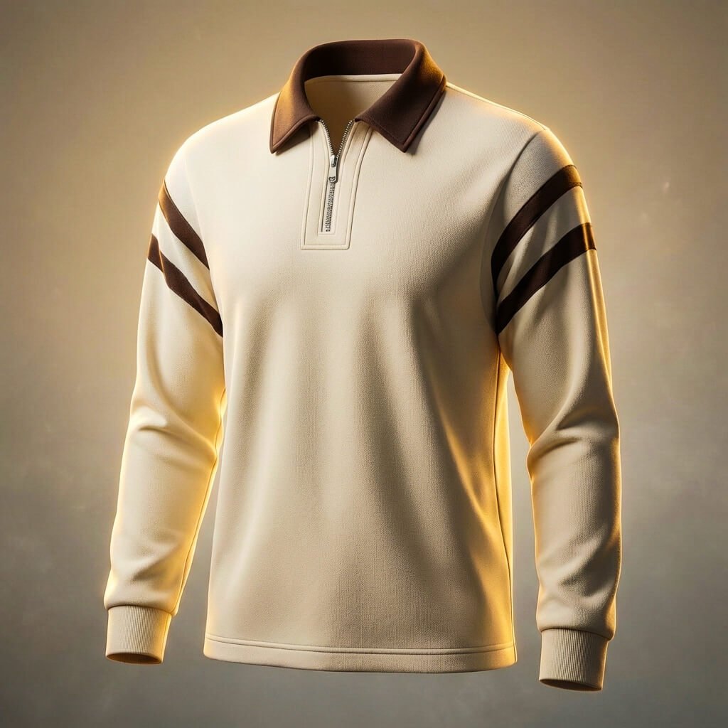 Brett Prestige Long Sleeve Polo - York Miller